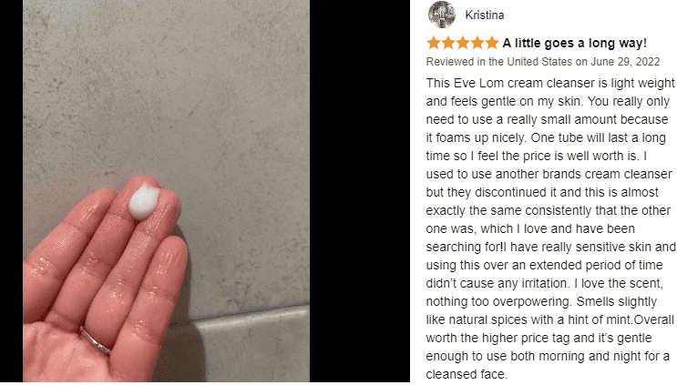 Eve Lom cleanser reviews